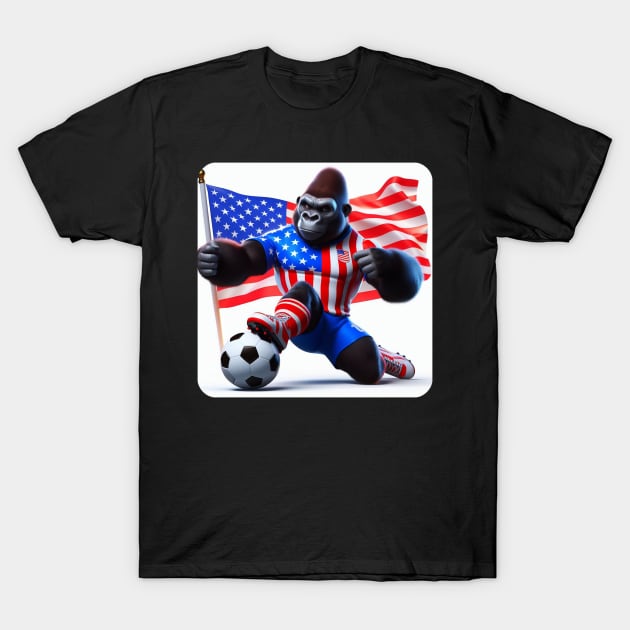 Grumpy Gorilla #16 T-Shirt by The Black Panther